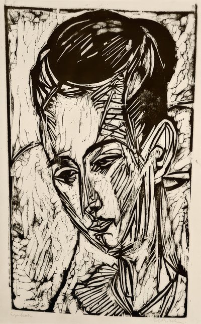 Kopf Tochter Hardt von Ernst Ludwig Kirchner